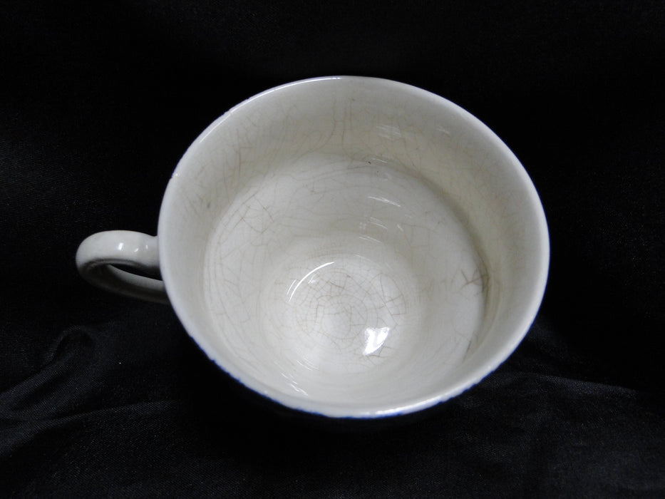 Staffordshire Liberty Blue, Blue & White Scene: 2 5/8" Cup Only, Discoloration