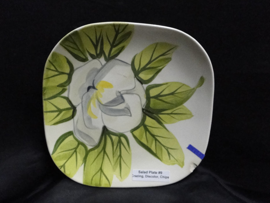 Red Wing Magnolia Chartreuse, MCM: Salad Plate (s), 7 3/8", As Is