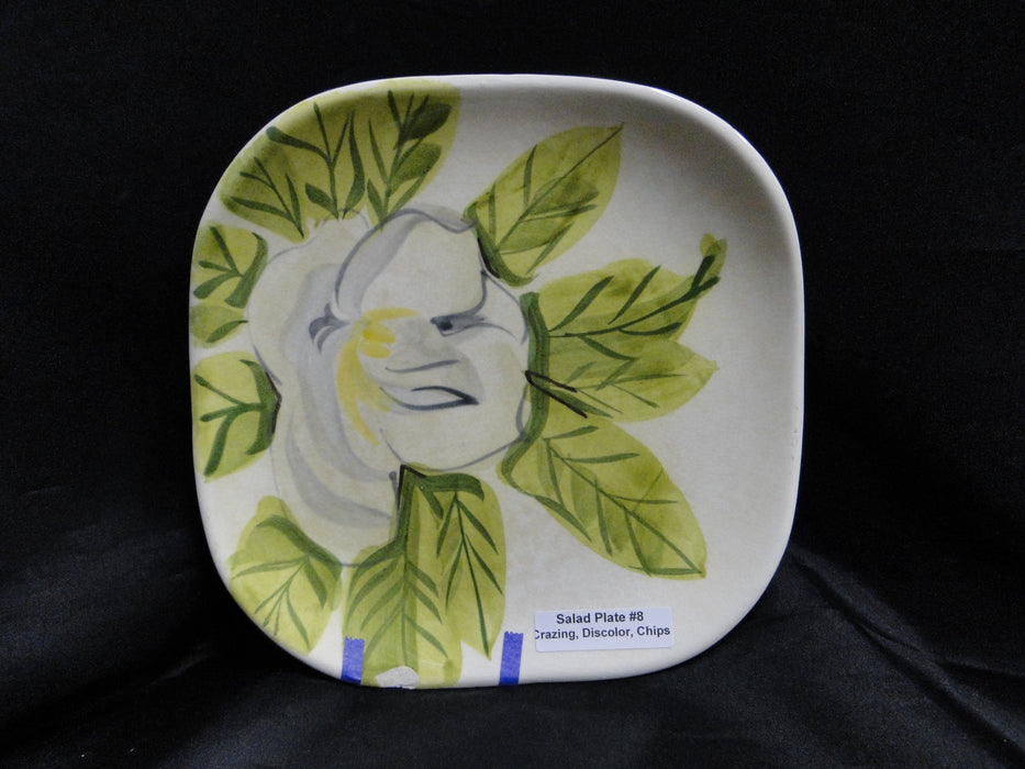 Red Wing Magnolia Chartreuse, MCM: Salad Plate (s), 7 3/8", As Is