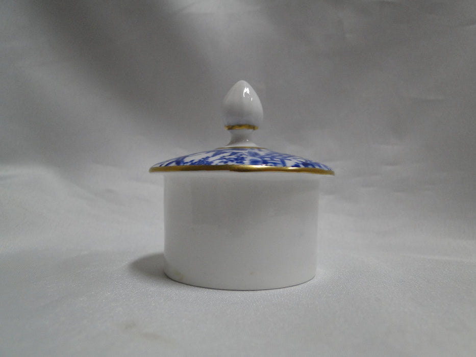 Royal Crown Derby Blue Mikado, Oriental: Pitcher / Hot Water Jug & Lid, 6 1/2"