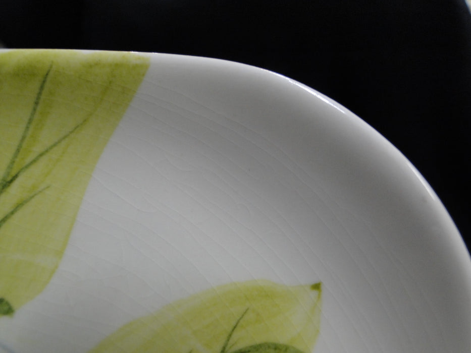 Red Wing Magnolia Chartreuse, MCM: Bread Plate (s), 6 1/8", Crazing