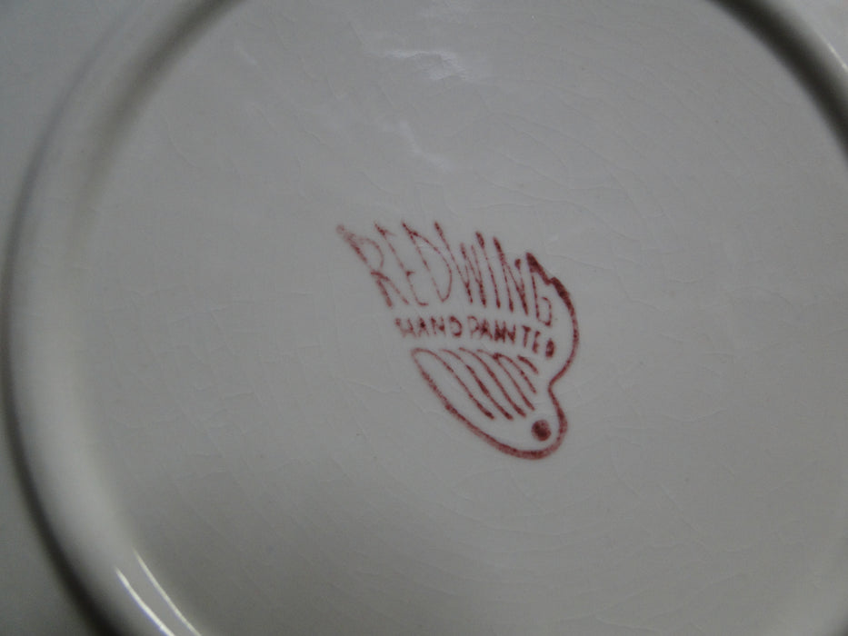 Red Wing Magnolia Chartreuse, MCM: Bread Plate (s), 6 1/8", Crazing