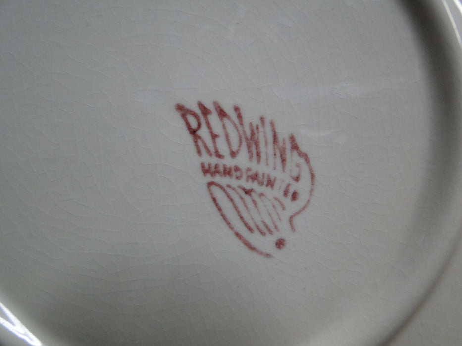 Red Wing Magnolia Chartreuse, MCM: Bread Plate (s), 6 1/8", Crazing