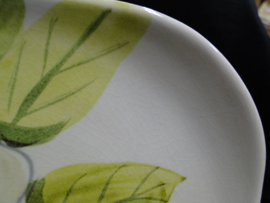 Red Wing Magnolia Chartreuse, MCM: Bread Plate (s), 6 1/8", Crazing