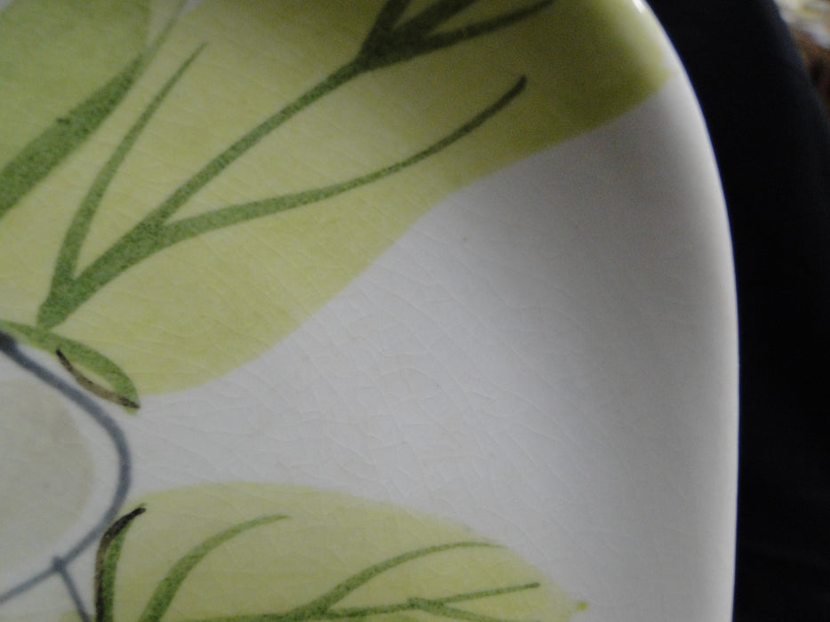 Red Wing Magnolia Chartreuse, MCM: Bread Plate (s), 6 1/8", Crazing