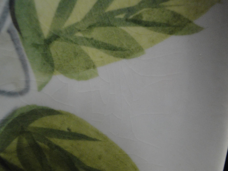Red Wing Magnolia Chartreuse, MCM: Bread Plate (s), 6 1/8", Crazing