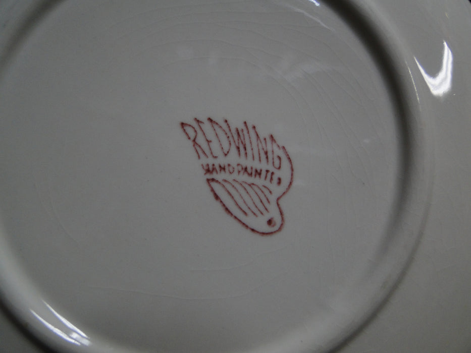 Red Wing Magnolia Chartreuse, MCM: Bread Plate (s), 6 1/8", Crazing