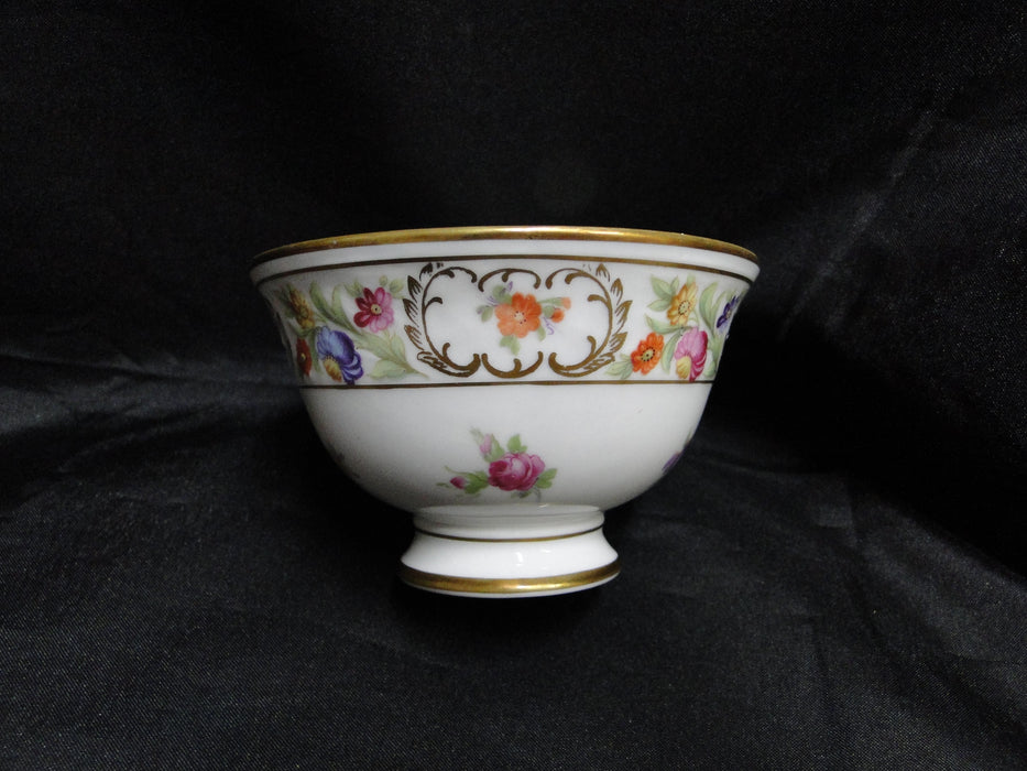 Schumann Empress Dresden Flowers: Footed Cup & Saucer Set, 2 1/2" Tall