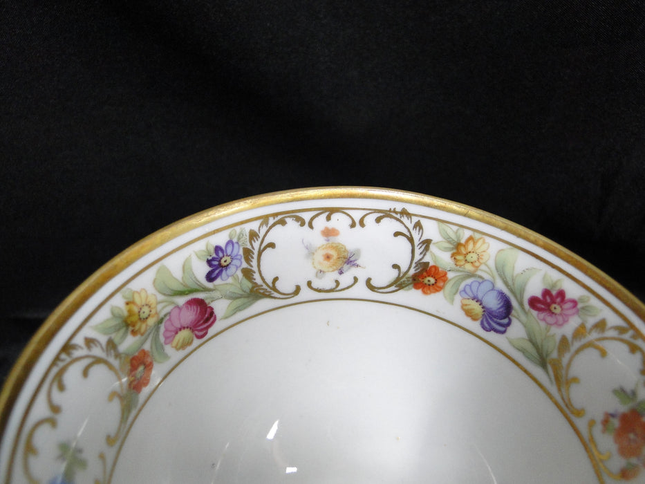 Schumann Empress Dresden Flowers: Footed Cup & Saucer Set, 2 1/2" Tall