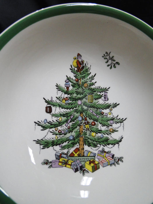 Spode Christmas Tree, Green Trim, England: Coupe Cereal Bowl (s), 6 1/4"