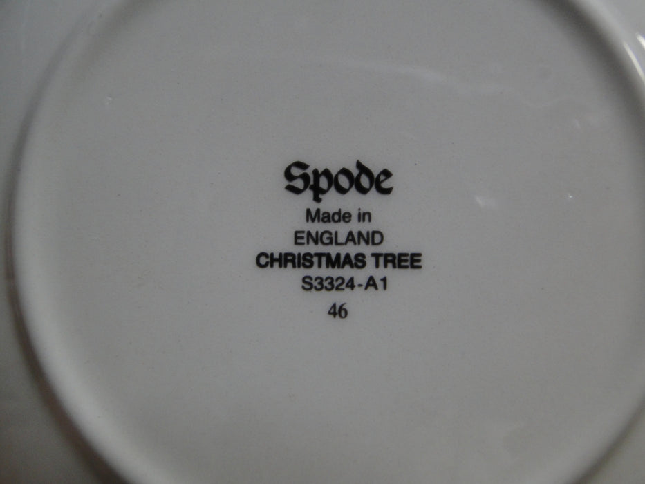Spode Christmas Tree, Green Trim, England: Coupe Cereal Bowl (s), 6 1/4"