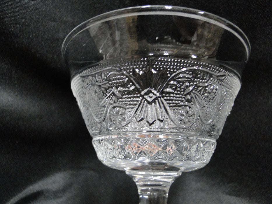 Duncan & Miller Sandwich Clear, Pressed: Champagne / Tall Sherbet (s), 5 1/8"