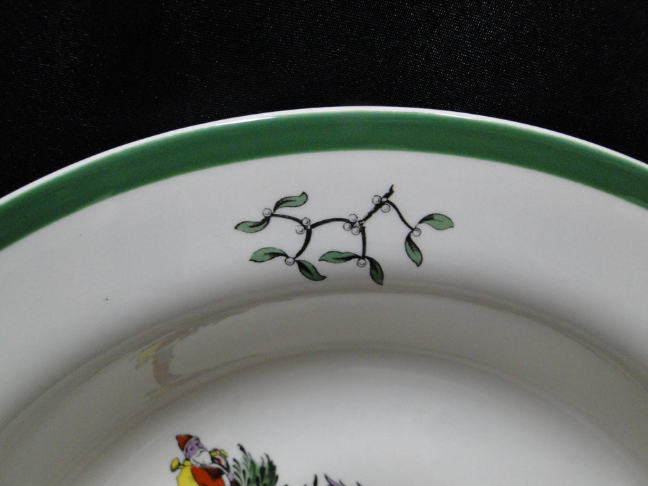Spode Christmas Tree, Green Trim, England: Round Serving Bowl, 11 5/8"