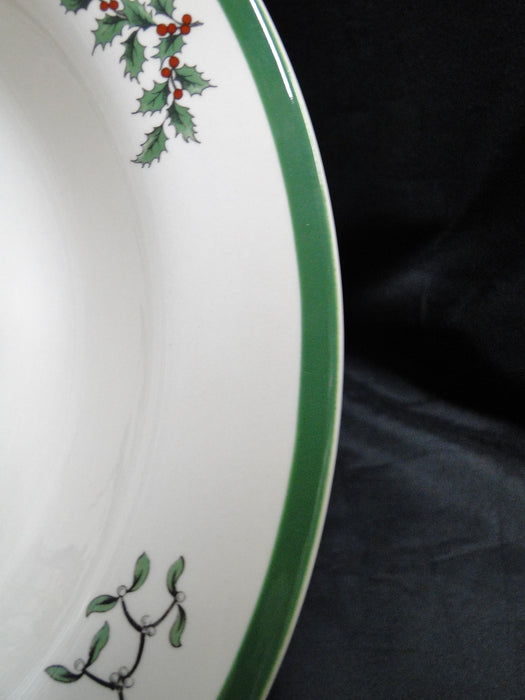 Spode Christmas Tree, Green Trim, England: Round Serving Bowl, 11 5/8"