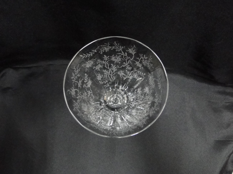 Fostoria Chintz, Etched Florals: Water Goblet (s), 7 5/8" Tall