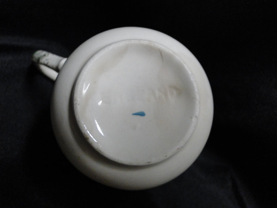 Johnson Brothers Indian Tree, Cream, Green Greek Key: Demitasse Cup & Saucer