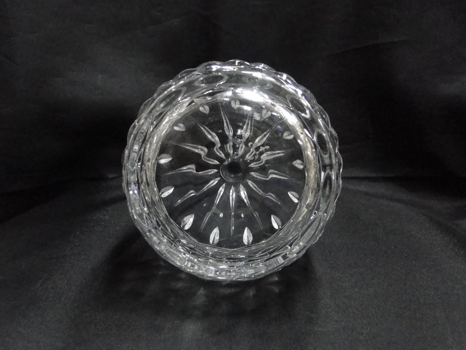 Wedgwood Crystal, Vertical & Criss Cross Cuts: Decanter & Stopper, 12 3/4" Tall