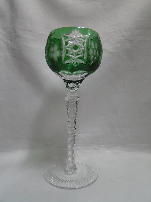 Ajka Marsala, Grapes Cut to Clear: Emerald Green Wine Hock, 8 1/4" Tall