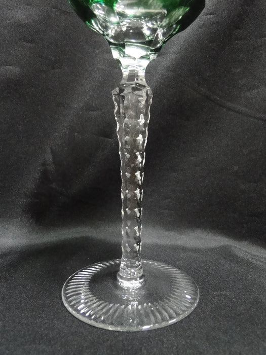 Ajka Marsala, Grapes Cut to Clear: Emerald Green Wine Hock, 8 1/4" Tall