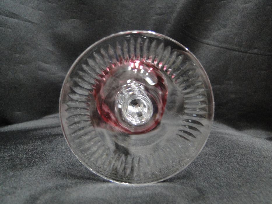 Nachtmann Traube, Grapes Cut to Clear: Cranberry Red Tall Wine Hock, 8 1/4"