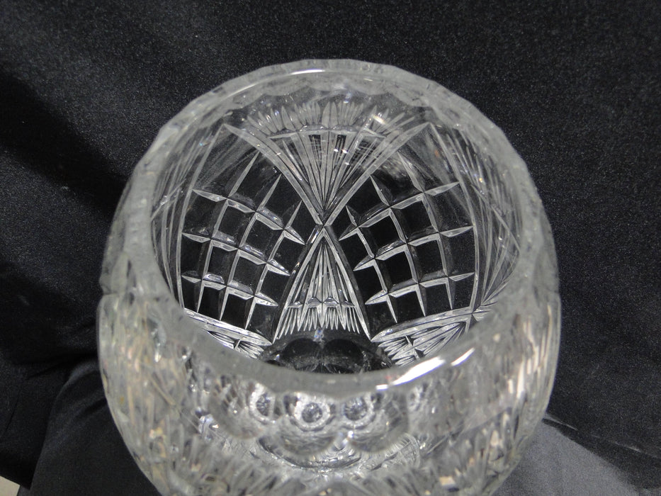 Clear, Cut Criss Cross & Straw Bundles: Flower Vase, 5 3/4" x 11" Tall -- MG#256