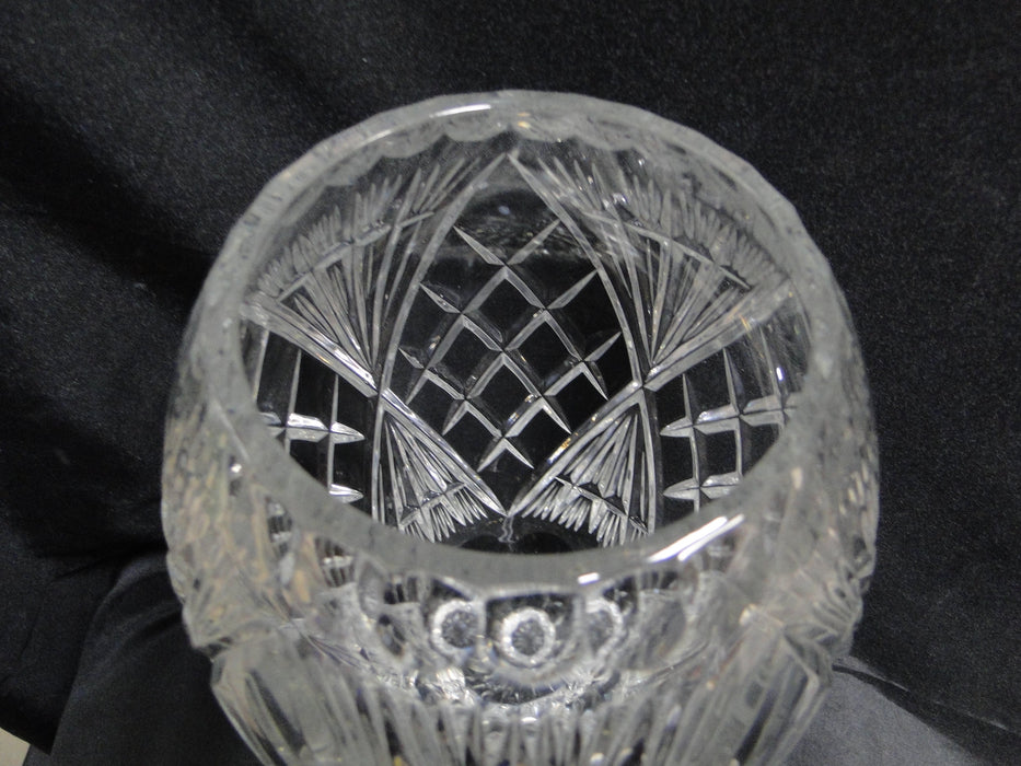 Clear, Cut Criss Cross & Straw Bundles: Flower Vase, 5 3/4" x 11" Tall -- MG#256