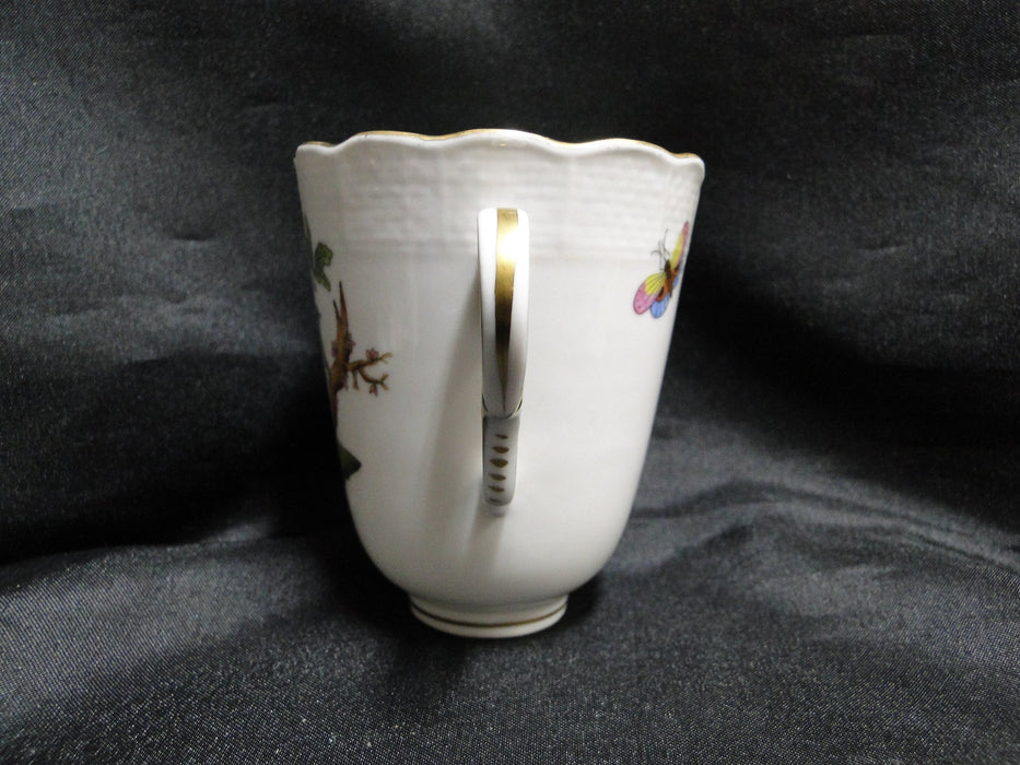 Herend Rothschild Bird: Trembleuse Cup & Saucer Set, 3 1/4" Tall, 713, RO