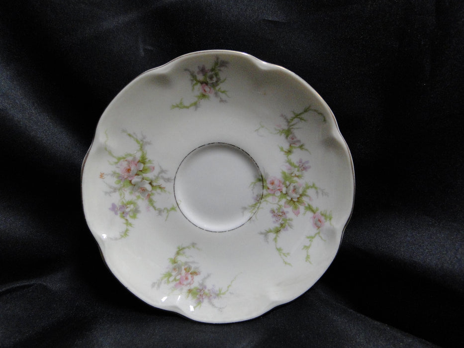 Haviland Rosalinde (New York), Floral: Cup & Saucer Set (s), 2"