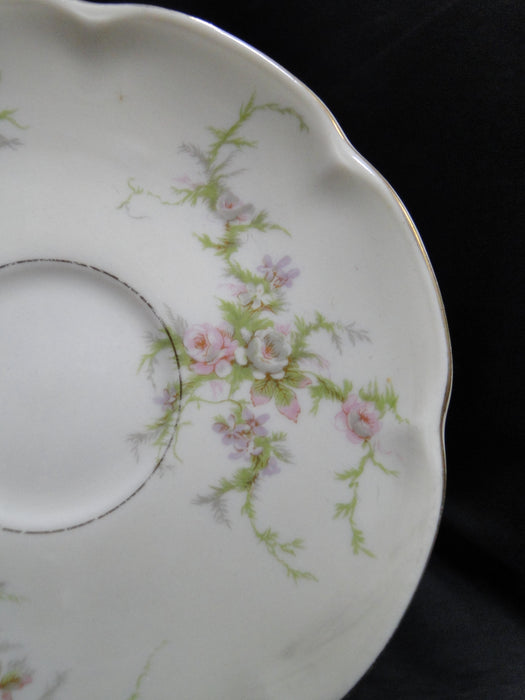 Haviland Rosalinde (New York), Floral: Cup & Saucer Set (s), 2"