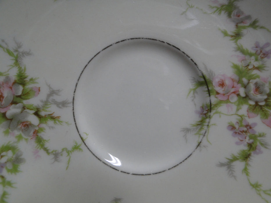 Haviland Rosalinde (New York), Floral: Cup & Saucer Set (s), 2"