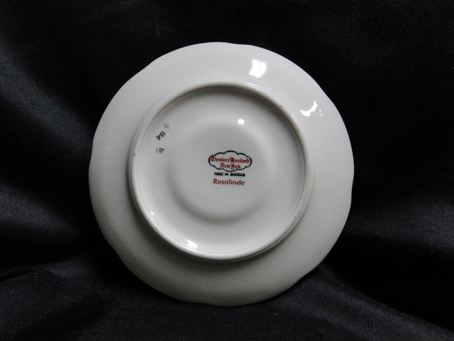 Haviland Rosalinde (New York), Floral: Cup & Saucer Set (s), 2"