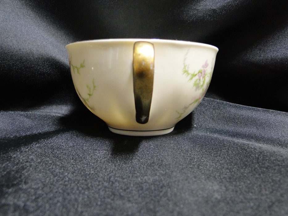 Haviland Rosalinde (New York), Floral: Cup & Saucer Set (s), 2"