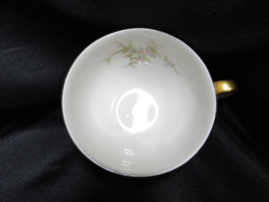 Haviland Rosalinde (New York), Floral: Cup & Saucer Set (s), 2"