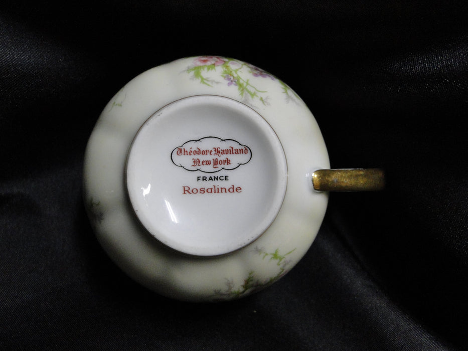 Haviland Rosalinde (France), Floral: 2" Cup Only, No Saucer