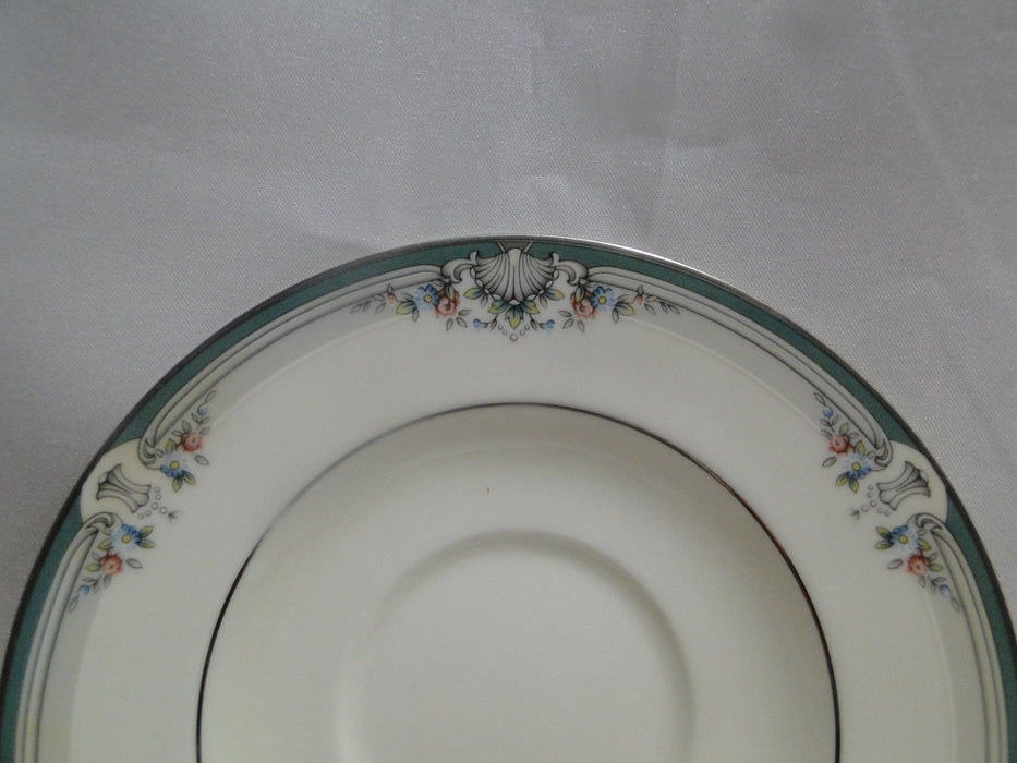 Noritake Lyndenwood, 4707, Green, Florals: Cup & Saucer Set (s), 3"