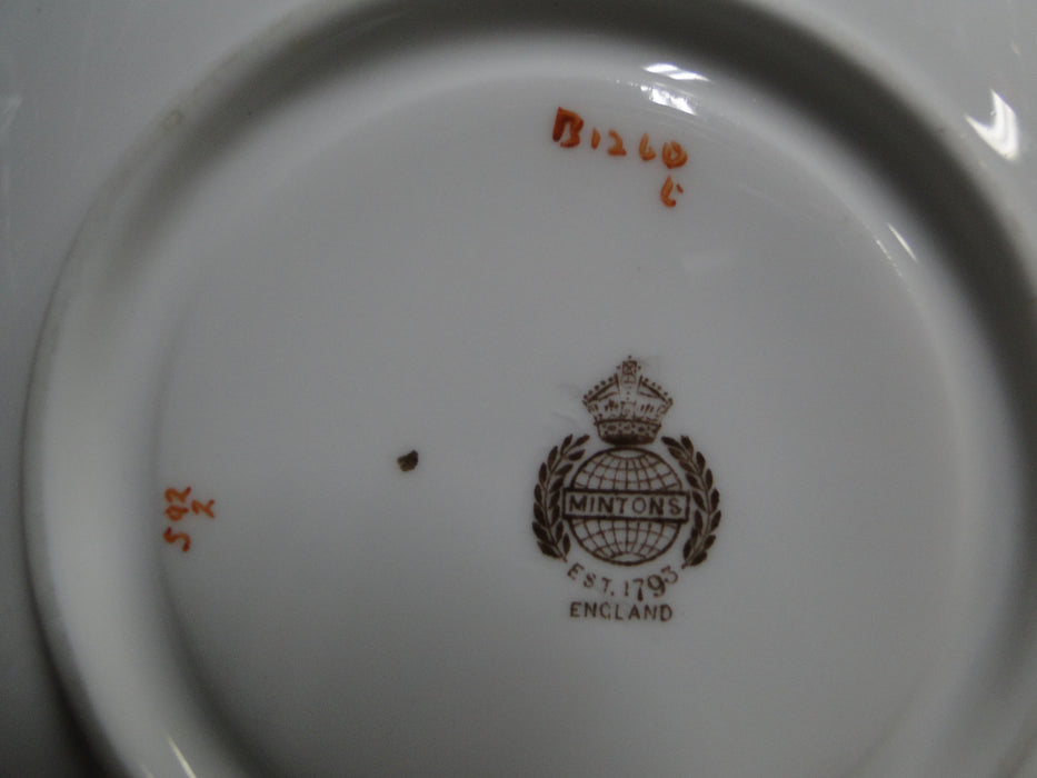 Minton Chatham Brown, Florals: 6 1/4" Cream Soup Saucer (s), No Bowl
