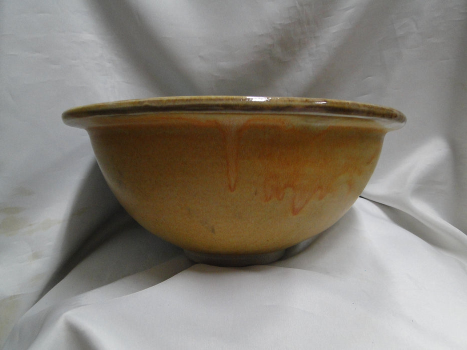 Walt Glass Pottery Texas Sunset: Round Serving Bowl w/ Rim, 11 7/8" x 5" Tall