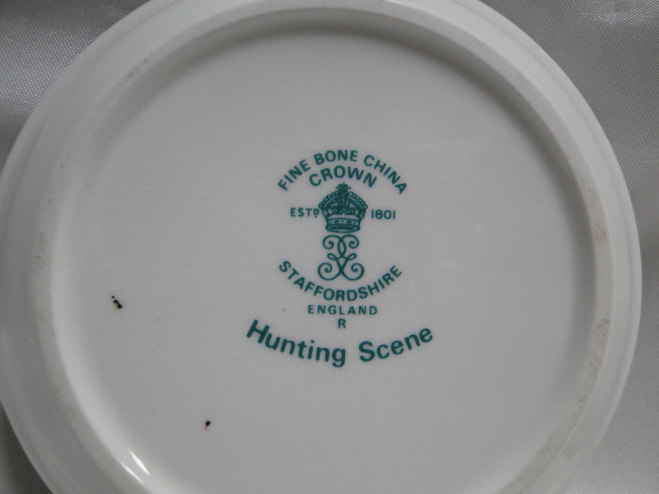 Crown Staffordshire Hunting Scene: Hunters: Coaster (s), No Embossing, 4"