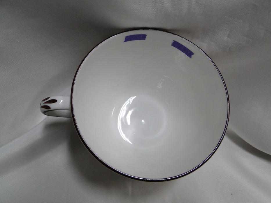 Crown Staffordshire Hunting Scene: Hunters, Horses: 2 3/4" Flat Oversized Cup