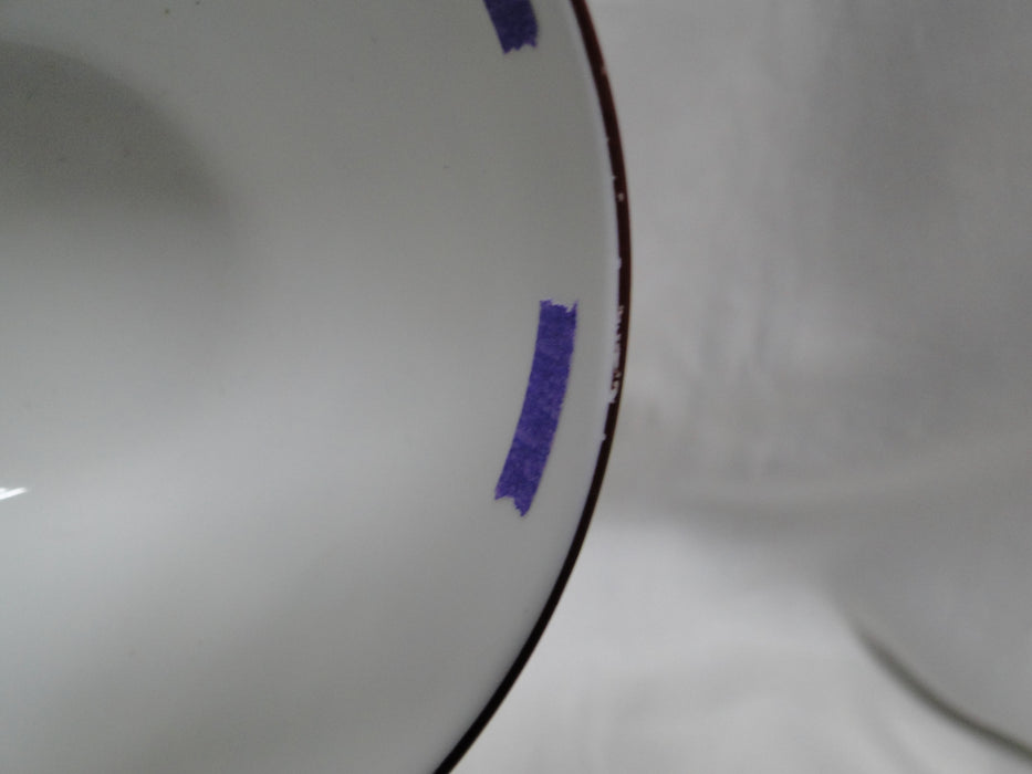 Crown Staffordshire Hunting Scene: Hunters, Horses: 2 3/4" Flat Oversized Cup