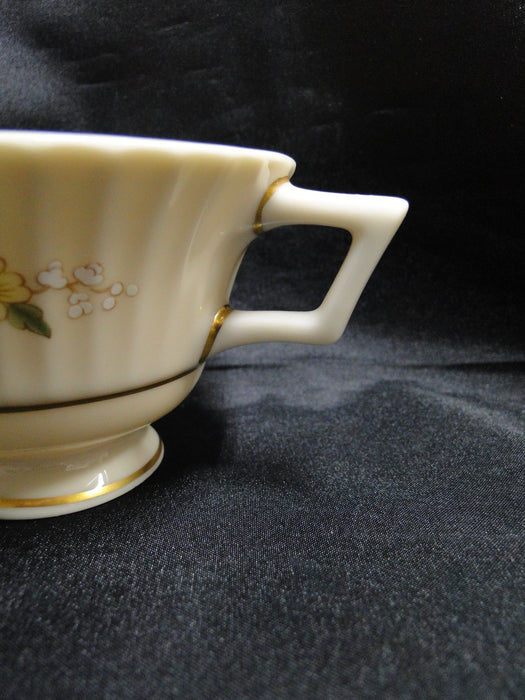 Lenox Temple Blossom, Orange & Yellow Flowers: Cup & Saucer Set, 2 1/2"