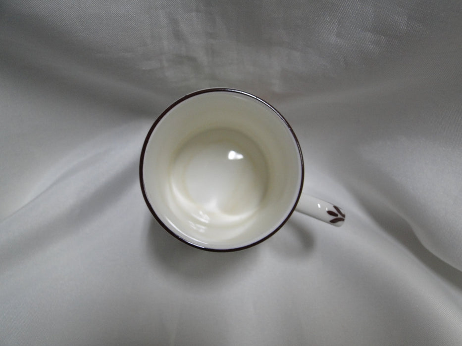 Crown Staffordshire Hunting Scene: Hunters: Demi Flat Cup & Rim Saucer, Stains