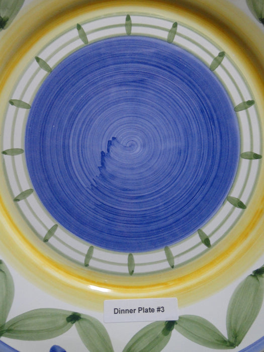 Willams Sonoma Marisol, Blue, Yellow, Green: Dinner Plate (s), 11 1/4"