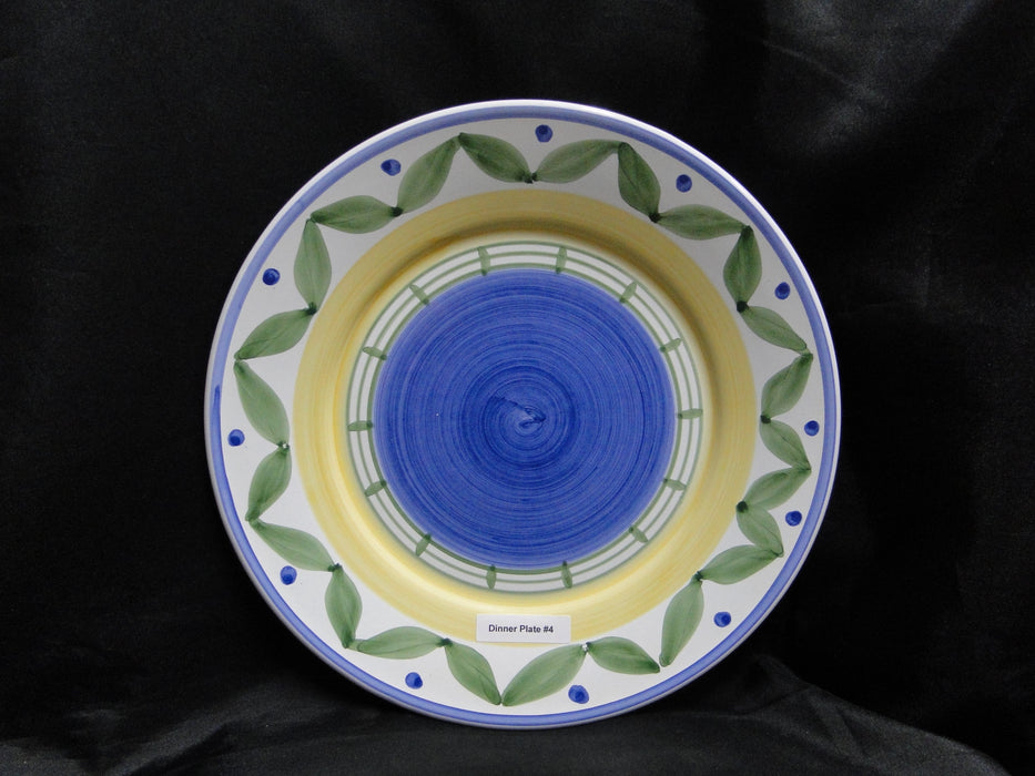 Willams Sonoma Marisol, Blue, Yellow, Green: Dinner Plate (s), 11 1/4"