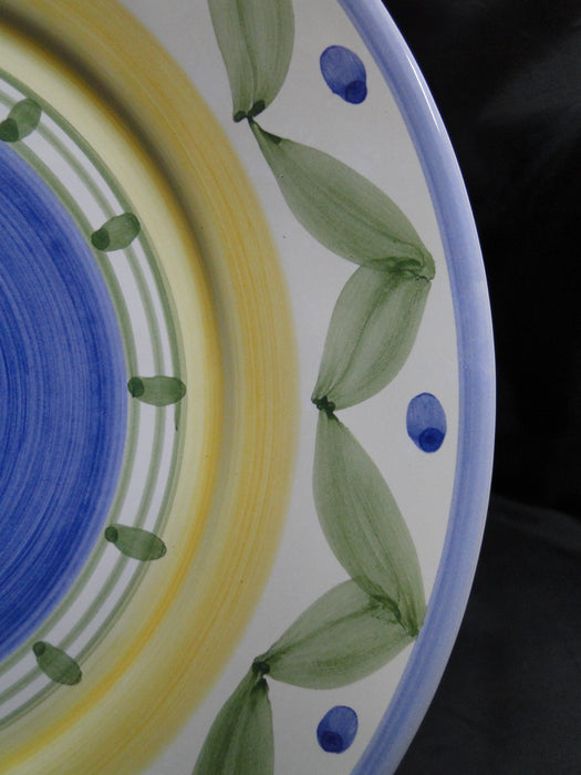 Willams Sonoma Marisol, Blue, Yellow, Green: Dinner Plate (s), 11 1/4"