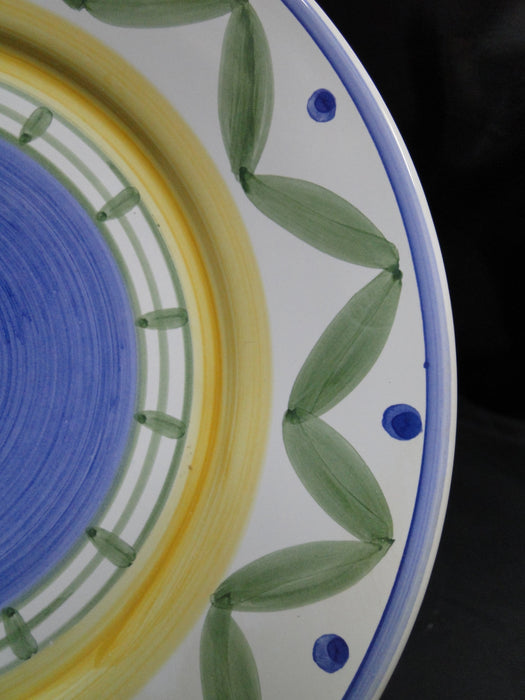 Willams Sonoma Marisol, Blue, Yellow, Green: Dinner Plate (s), 11 1/4"