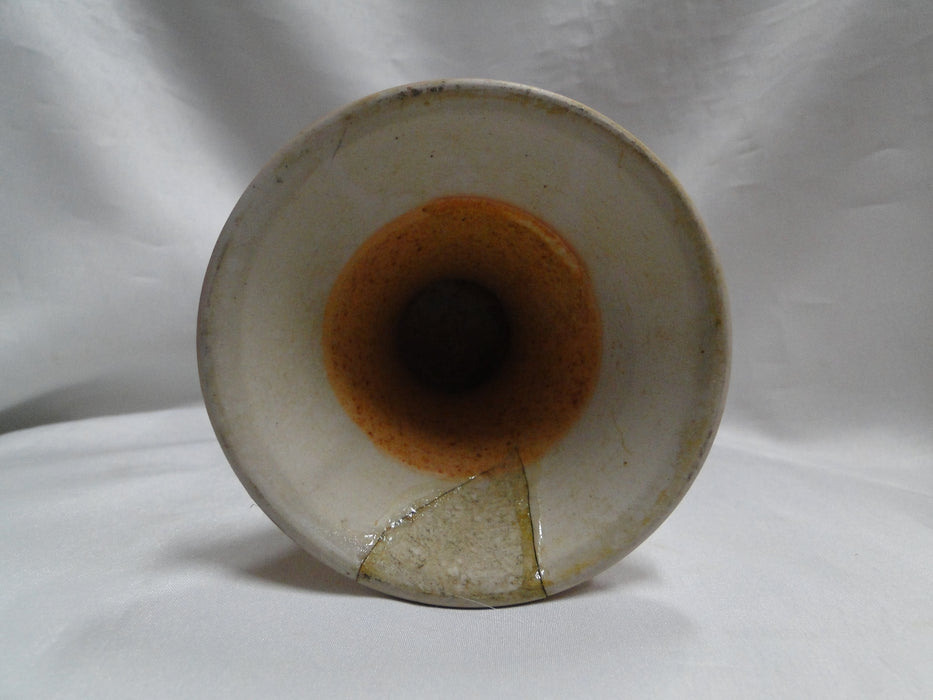 Walt Glass Pottery Texas Sunset: Water or Wine Goblet, 7" Tall, As Is