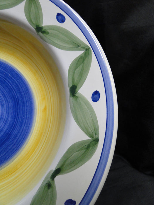 Willams Sonoma Marisol, Blue, Yellow, Green: Rim Soup Bowl (s), 9 3/8"