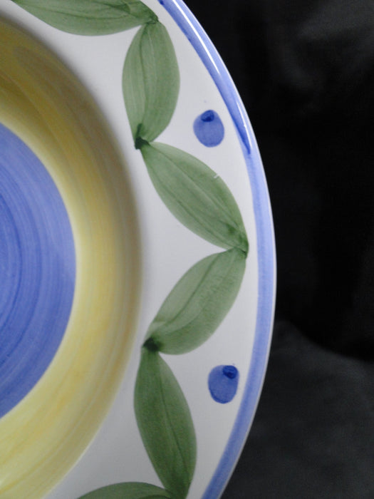 Willams Sonoma Marisol, Blue, Yellow, Green: Rim Soup Bowl (s), 9 3/8"