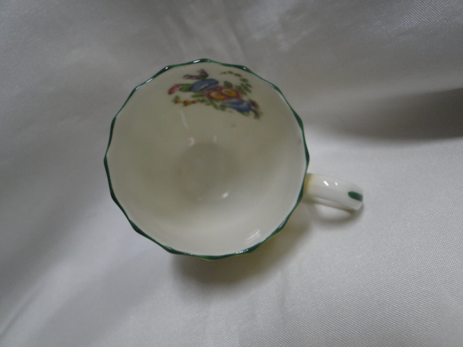 Royal Worcester Willoughby, Florals, Yellow: 2 1/4" Footed Demitasse Cup Only